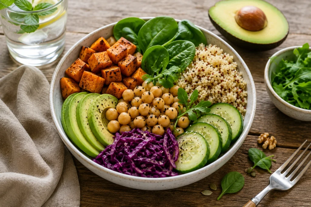 Alimentación eco con productos frescos y sostenibles