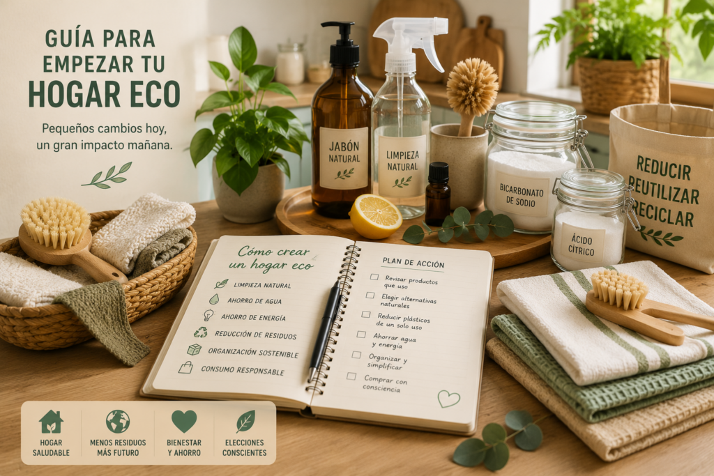 Cómo crear un hogar eco en casa paso a paso
